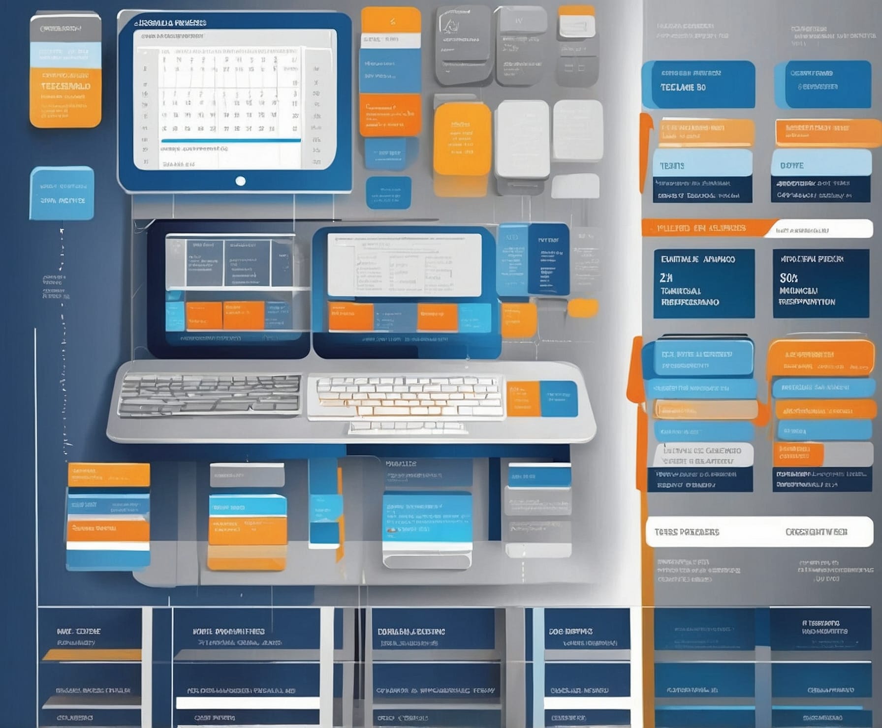 Optimización administrativa para empresa tecnológica